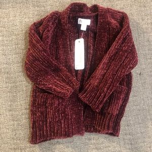 gymboree maroon cardigan sweater. new with tags